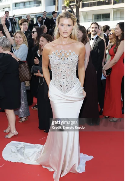 CHLOE LECAREUX WEARS ZUHAIR MURAD COUTURE AT THE 79TH ANNUAL CANNES FILM FESTIVAL